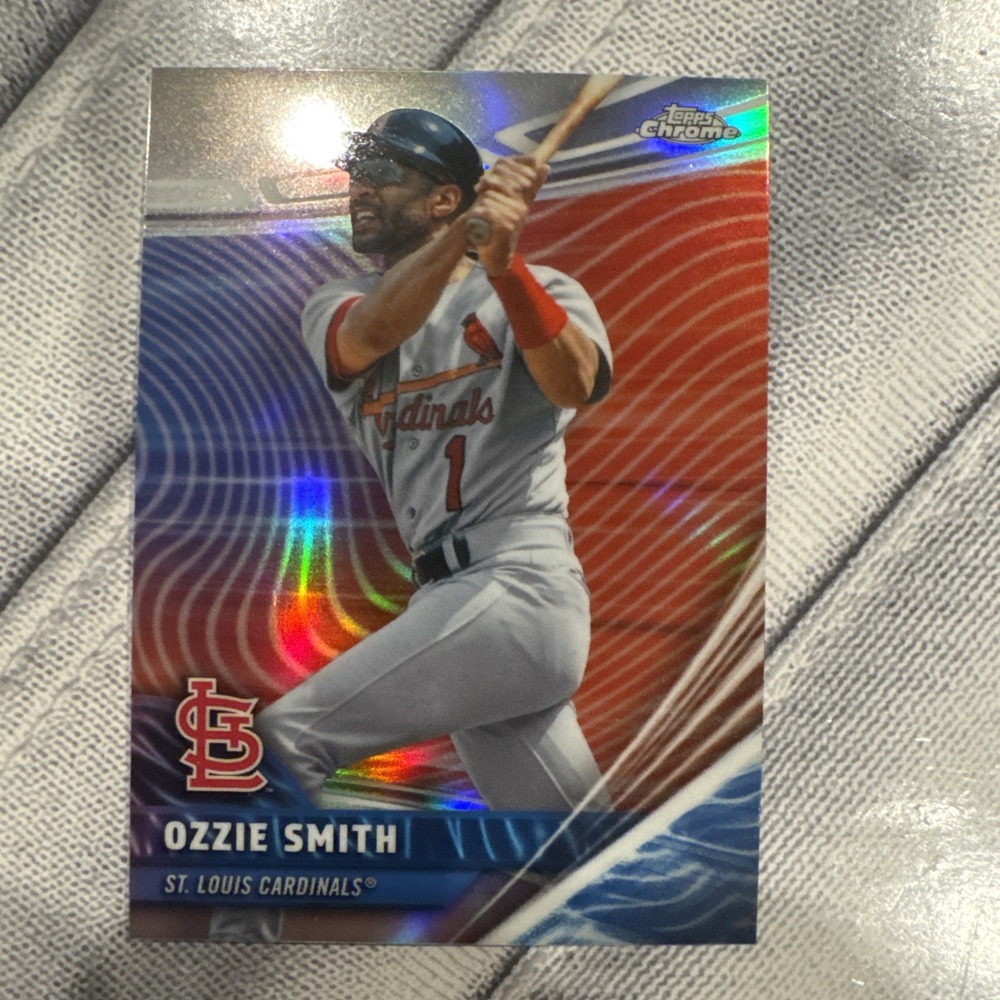 Topps Chrome 2026 Ozzie Smith Cardinals Chrome Rivals Refractor Insert RVA-1B